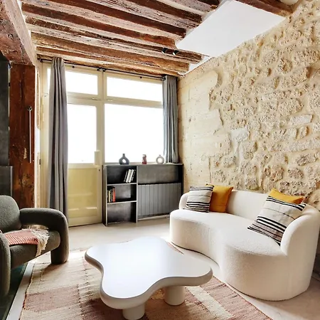Appartement Refinement & Parisian Charm - Marais Extérieur photo
